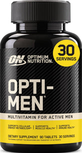 Optimum Nutrition front label showing product name and benefits