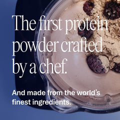 Close-up powder texture of Ora Organic chocolate, mixes smoothly
