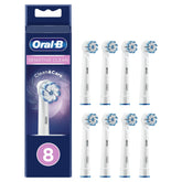 Oral-B cabezal Sensitive Clean frontal muestra diseño y beneficio limpieza suave