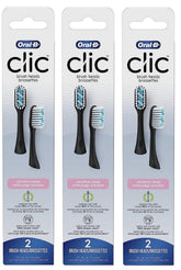 Oral-B cabezal frontal en empaque mostrando color negro y beneficio limpieza eficaz
