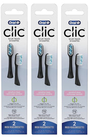 Oral-B cabezal frontal en empaque mostrando color negro y beneficio limpieza eficaz
