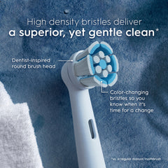 Oral-B iO detalle de cerdas extra suaves que protegen encías