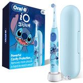 Oral-B iO Kids Stitch front view showing playful design and easy controls