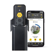 Orbit B-hyve Gen 2 hub front view showing compact design and LED status for easy monitoring