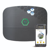 Orbit front view of controller showing clear display and easy access benefits