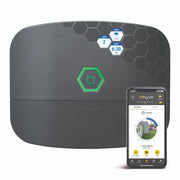 Orbit front view of controller showing clear display and easy access benefits