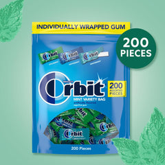 Orbit spearmint close-up displaying fresh green wrapper and flavor clarity for quick choice