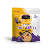 Oregon Chai front packaging showing 3 lb bag and brand, highlights bulk convenience