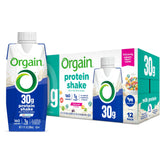 Orgain front packaging showing fruity cereal flavor and nutrition highlights