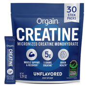 Orgain sobre frontal mostrando el paquete y beneficios de portabilidad