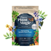 Organic Plant Magic front pouch showing packaging and concentrate benefits