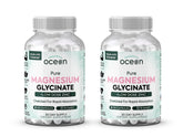 Organics Ocean front packaging showing two-bottle supplement benefits
