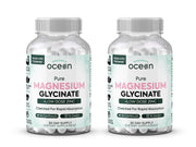 Organics Ocean front packaging showing two-bottle supplement benefits