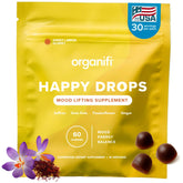 Organifi frontal del empaque mostrando bolsita y beneficios visibles