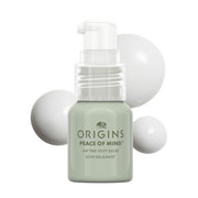 Origins envase frontal mostrando el diseño compacto y fácil de llevar