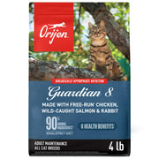 ORIJEN Guardian 8 front packaging showing senior formula benefits