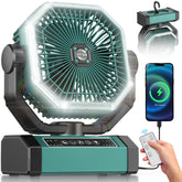 Orteen front view with remote showing controls and portable benefit