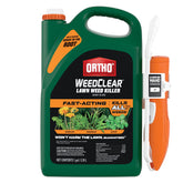 Ortho botella frontal mostrando el envase de 1 galón y aplicador Comfort Wand para aplicación precisa