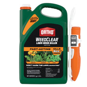 Ortho botella frontal mostrando el envase de 1 galón y aplicador Comfort Wand para aplicación precisa