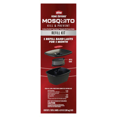 Ortho frente del paquete de recambios mostrando banda y tabletas, conveniente