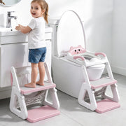 Orzbow front view of seat and ladder showing compact design and safety