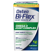 Osteo Bi-Flex frasco frontal que muestra la presentación y beneficios visibles