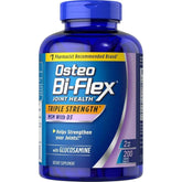 Osteo Bi-Flex frasco frente mostrando etiqueta clara y contenido 200 tabletas