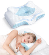 Osteo frente de la almohada con diseño ergonómico, mejora la postura al dormir