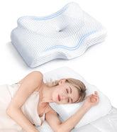 Osteo front view showing contour and ergonomic shape for better neck support