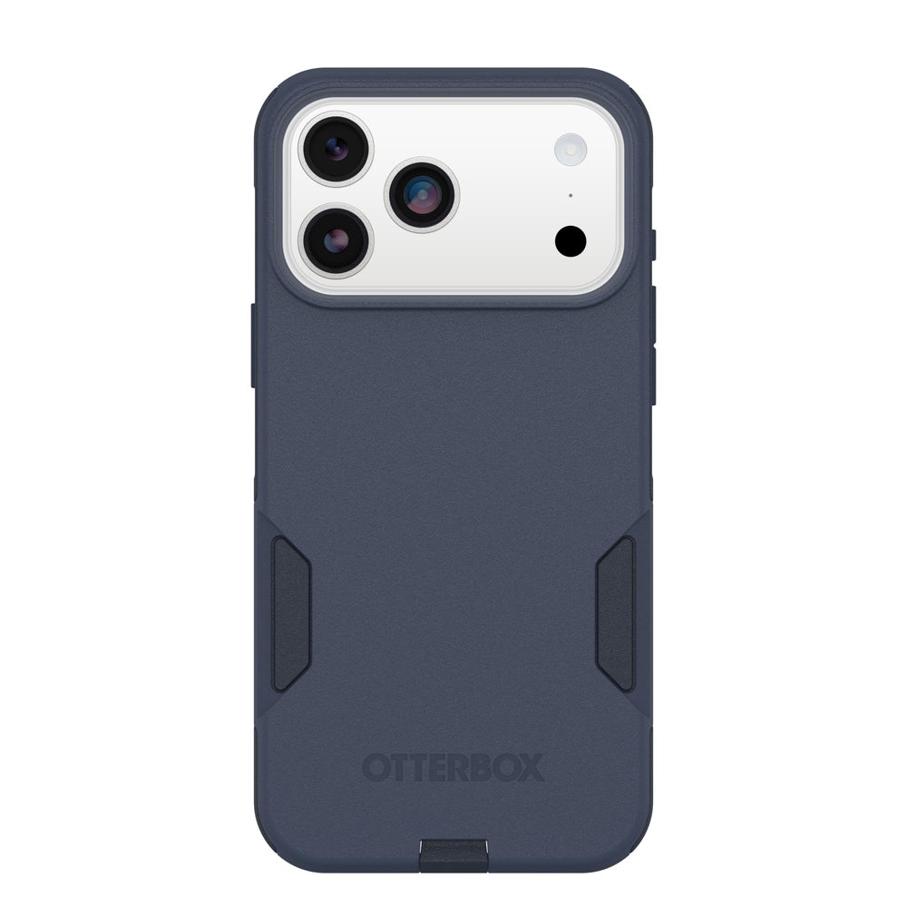 OtterBox Commuter Series frontal azul mostrando protección y estilo