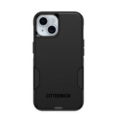 OtterBox Commuter frontal negro mostrando ajuste preciso y protección