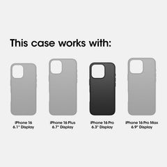 OtterBox textured side grip for secure handling and fewer accidental drops