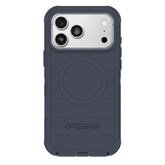 OtterBox Defender Pro frontal azul mostrando ajuste preciso y protección