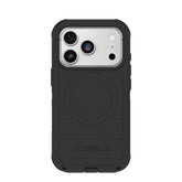 OtterBox vista frontal de la funda negra con ajuste preciso y protección