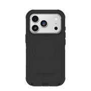 OtterBox vista frontal de la funda negra con ajuste preciso y protección