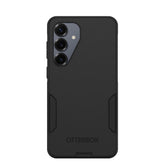 OtterBox front view showing slim black case and screen protection benefit