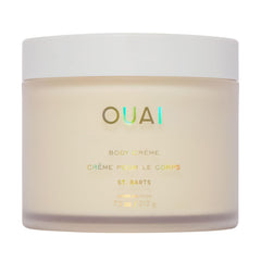 OUAI envase frontal de Body Cream St. Barts mostrando tamaño 7.5 oz y diseño