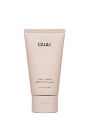OUAI crema rizos frente del envase para identificar tamaño viaje