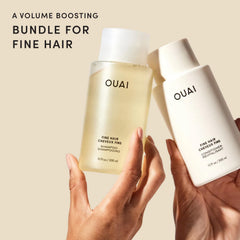 OUAI textura del champú cremosa que limpia sin resecar el cabello