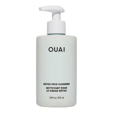 OUAI front bottle of Detox Facial Cleanser showing label and size benefits