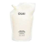 OUAI refill pouch front view showing label and 32 oz size for eco-friendly savings