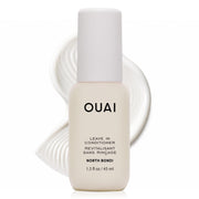OUAI envase frontal tamaño viaje mostrando diseño y uso práctico