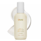 OUAI front packaging showing full-size bottle and St. Barts scent benefits