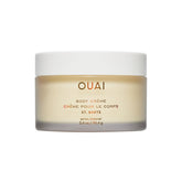 OUAI envase frontal mostrando diseño compacto y práctico