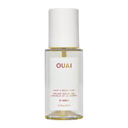 OUAI botella frontal St. Barts mostrando diseño y tamaño portátil