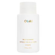 OUAI botella frontal del gel corporal St. Barts mostrando diseño y tamaño práctico