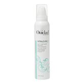 Ouidad frasco frontal mostrando la mousse y beneficios de definición