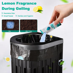 OUMEE sobre de gel de 10 g con aroma limón, absorción rápida y control de olores