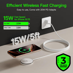 Ouotoo cargador en uso sosteniendo iPhone estable y conveniente