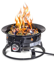 Outland Living front view firebowl showing compact portability and ambiance